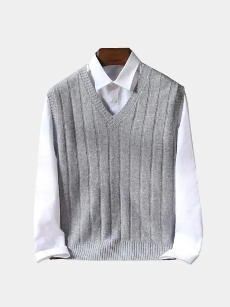 Men’s Knit Sweater – Merino Wool Pullover Casual Everyday Knitwear SPECTER