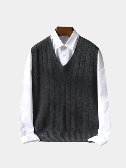Men’s Knit Sweater – Merino Wool Pullover Casual Everyday Knitwear SPECTER