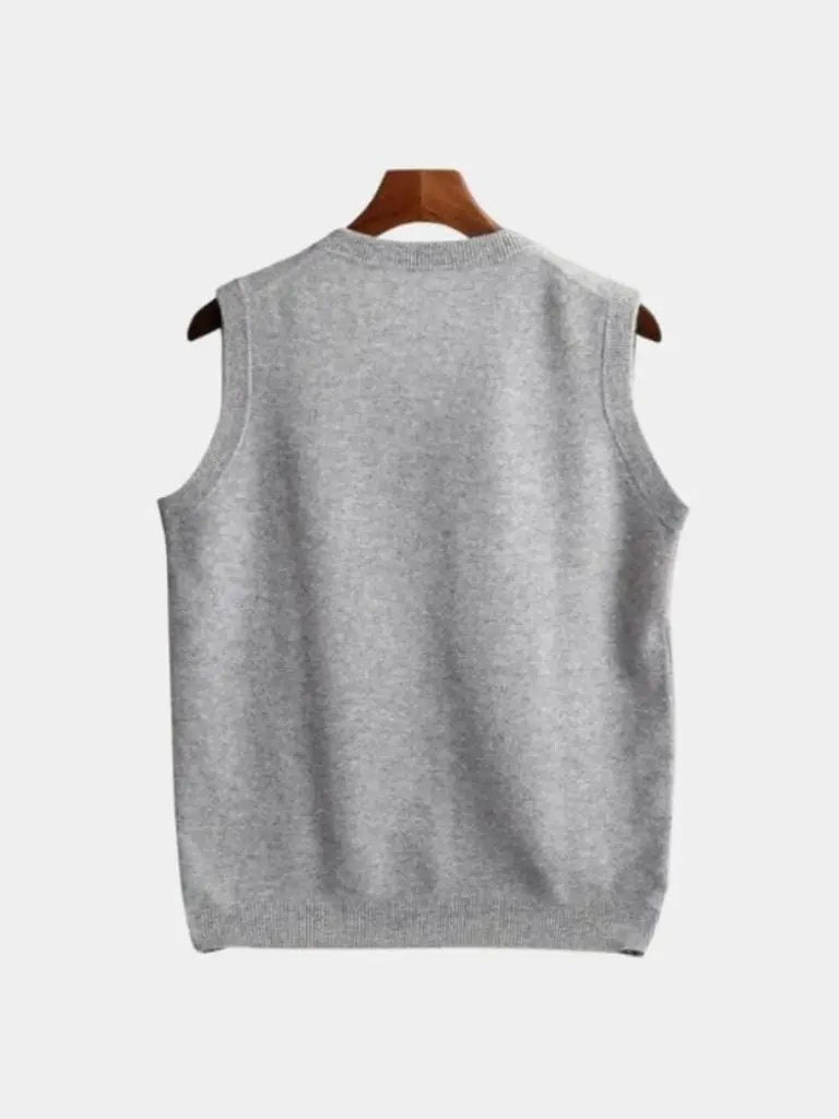 Men’s Knit Sweater – Merino Wool Vest Casual Everyday Knitwear SPECTER