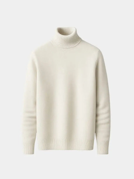 Men’s Sweater – Aurelius Wool Turtleneck Modern Everyday Design SPECTER