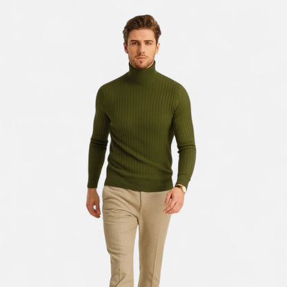 Men’s Wool Turtleneck – High Neck Winter Elegance SPECTER LONDON