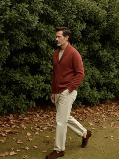 Men’s Cardigan Sweater – British Casual Everyday Knitwear SPECTER