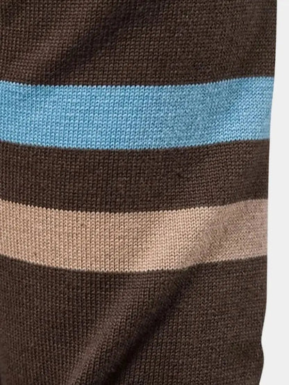 Men’s Knit Cardigan Sweater – Zipper Standing Collar Casual Everyday Knitwear SPECTER