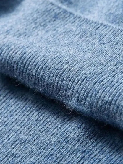 Men’s Cashmere Sweater – Neck Knitwear Soft Luxury Knit SPECTER