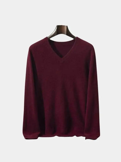 Men’s Cashmere Sweater – Neck Knitwear Soft Luxury Knit SPECTER
