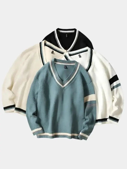 Men’s Knit Sweater – Neck Casual Everyday Knitwear SPECTER