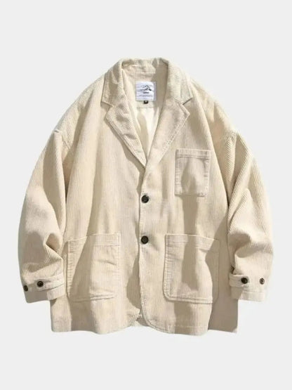 Men’s Corduroy Jacket – Retro Textured Design SPECTER