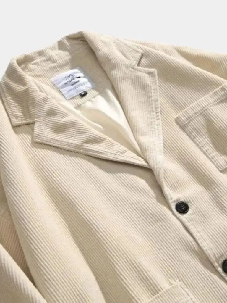 Men’s Corduroy Jacket – Retro Textured Design SPECTER