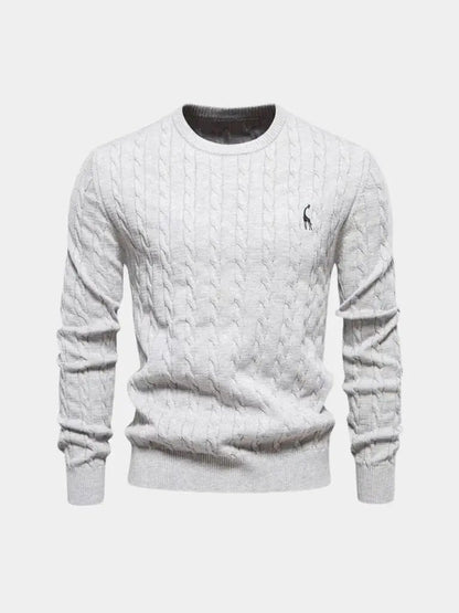 Men’s Knit Sweater – Cotton Crew Neck Casual Everyday Knitwear SPECTER