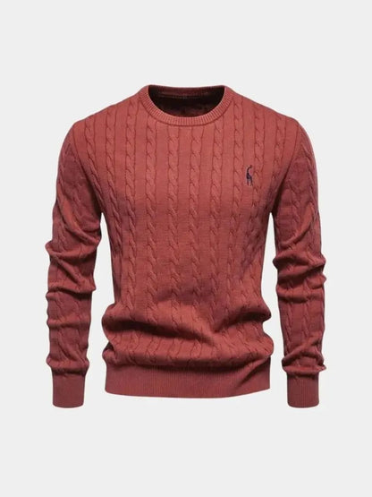 Men’s Knit Sweater – Cotton Crew Neck Casual Everyday Knitwear SPECTER