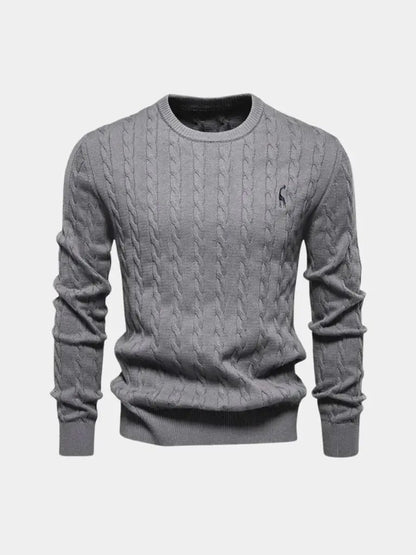 Men’s Knit Sweater – Cotton Crew Neck Casual Everyday Knitwear SPECTER