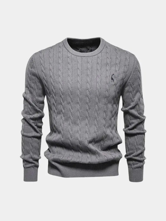 Men’s Knit Sweater – Cotton Crew Neck Casual Everyday Knitwear SPECTER