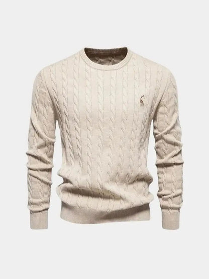 Men’s Knit Sweater – Cotton Crew Neck Casual Everyday Knitwear SPECTER