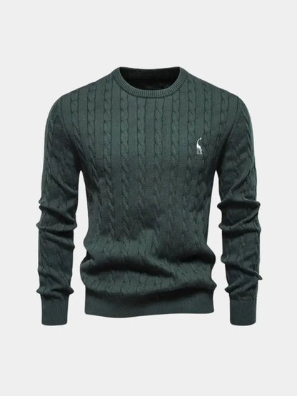 Men’s Knit Sweater – Cotton Crew Neck Casual Everyday Knitwear SPECTER