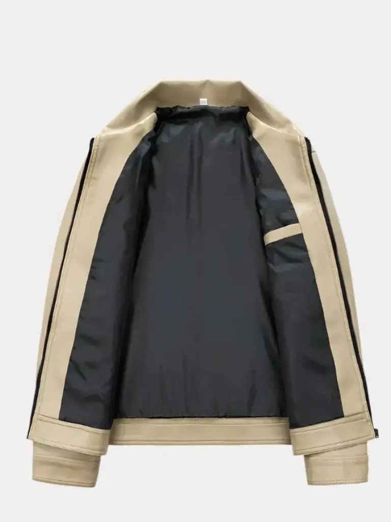 Men’s Leather Jacket – Denver Classic Moto Style SPECTER