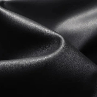 Men’s Polo Leather Coat – Classic Straight-Hem Design SPECTER LONDON