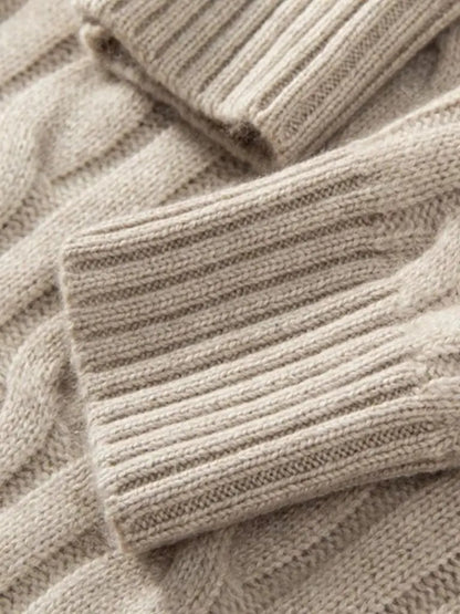 Men’s Cashmere Sweater – Essential Soft Luxury Knit SPECTER