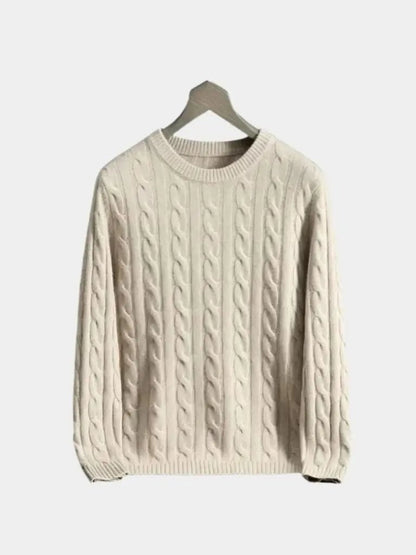 Men’s Cashmere Sweater – Essential Soft Luxury Knit SPECTER
