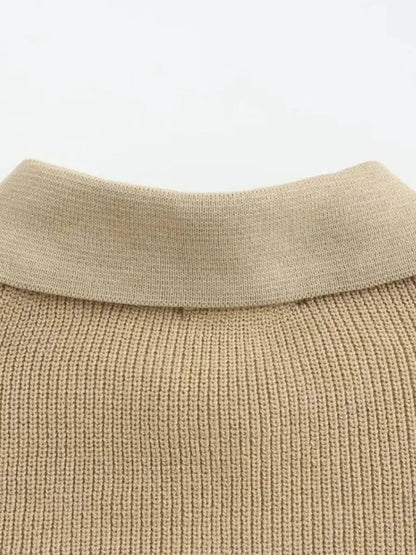 Men’s Knit Sweater – Essential Half Zip Casual Everyday Knitwear SPECTER