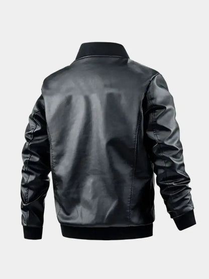 Men’s Leather Jacket – Essential Classic Moto Style SPECTER