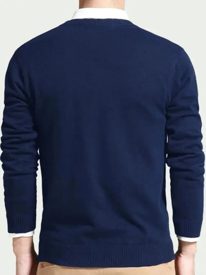 Men’s Knit Sweater – Essential Pullover Casual Everyday Knitwear SPECTER