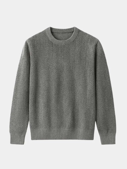 Men’s Knit Sweater – Essential Wool Casual Everyday Knitwear SPECTER