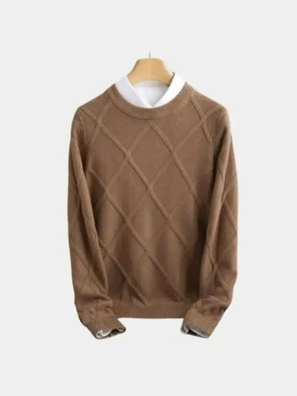 Men’s Cashmere Sweater – Fran ois Blanchet Soft Luxury Knit SPECTER