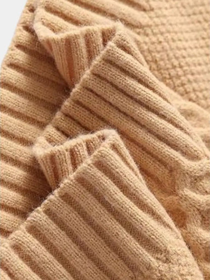 Men’s Knit Sweater – Giovanni Casual Everyday Knitwear SPECTER