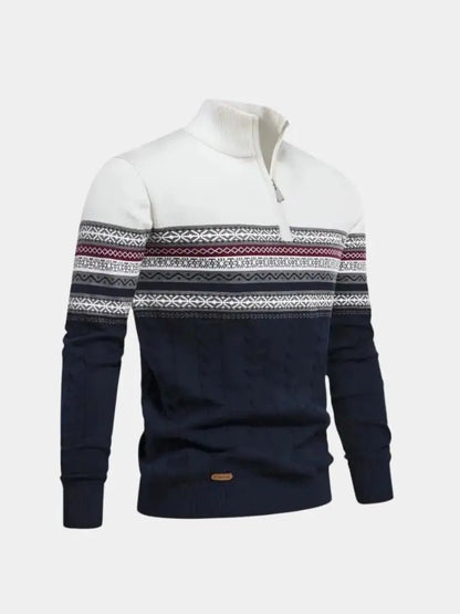 Men’s Knit Sweater – Half Zip Pullover Casual Everyday Knitwear SPECTER
