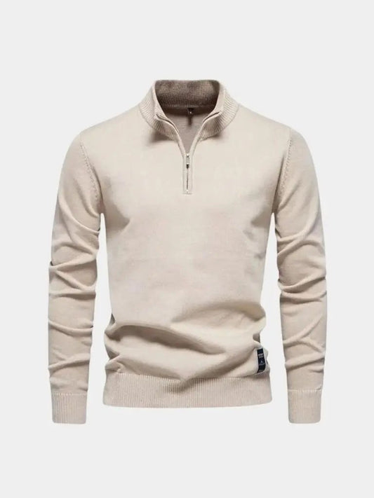 Men’s Knit Cardigan Sweater – Half Zip Knitwear Casual Everyday Knitwear SPECTER