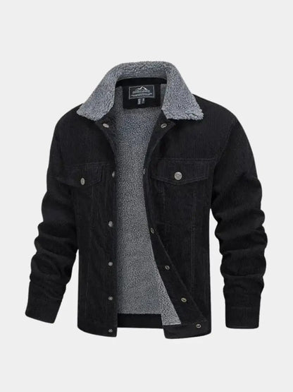 Men’s Sherpa Jacket – Heritage Fleece-Lined Warmth SPECTER