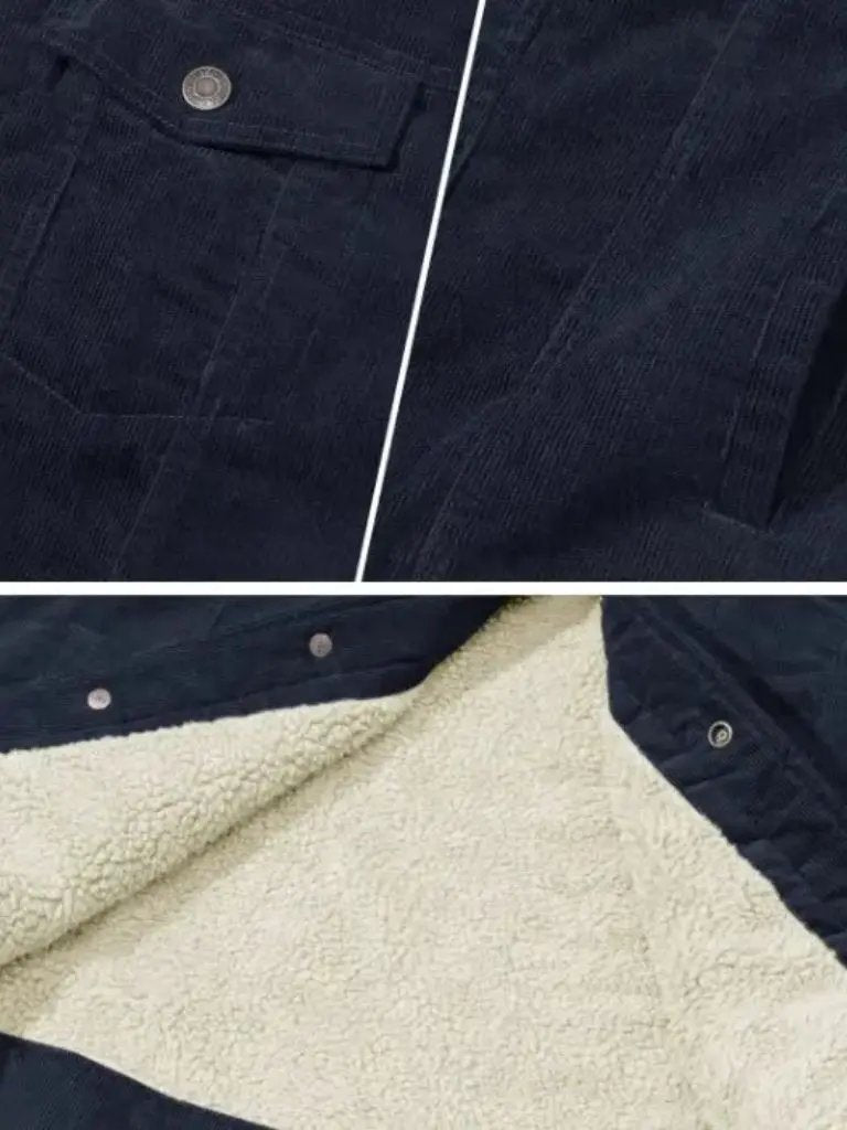 Men’s Sherpa Jacket – Heritage Fleece-Lined Warmth SPECTER