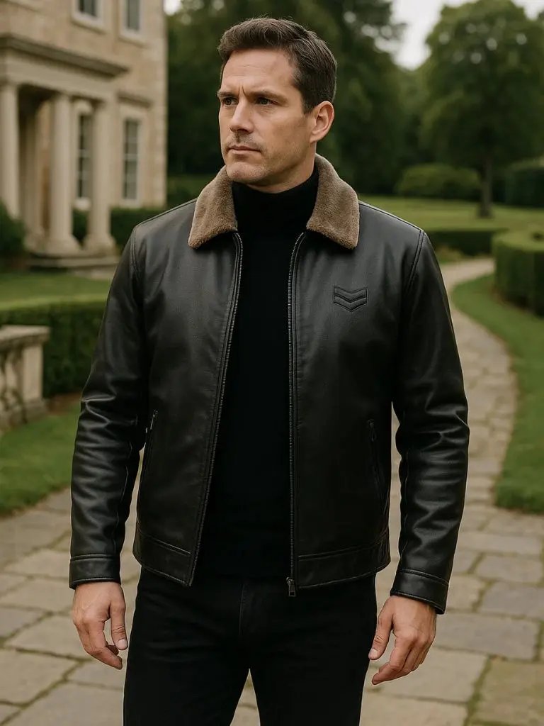 Men’s Jacket – Highland Shearling Modern Everyday Design SPECTER