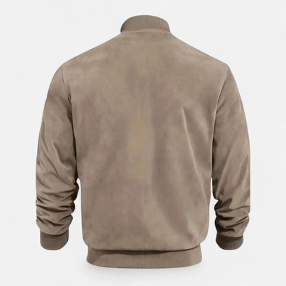 Men’s Bomber Jacket – Solenne Lightweight Vintage Modern Streetwear Fit SPECTER