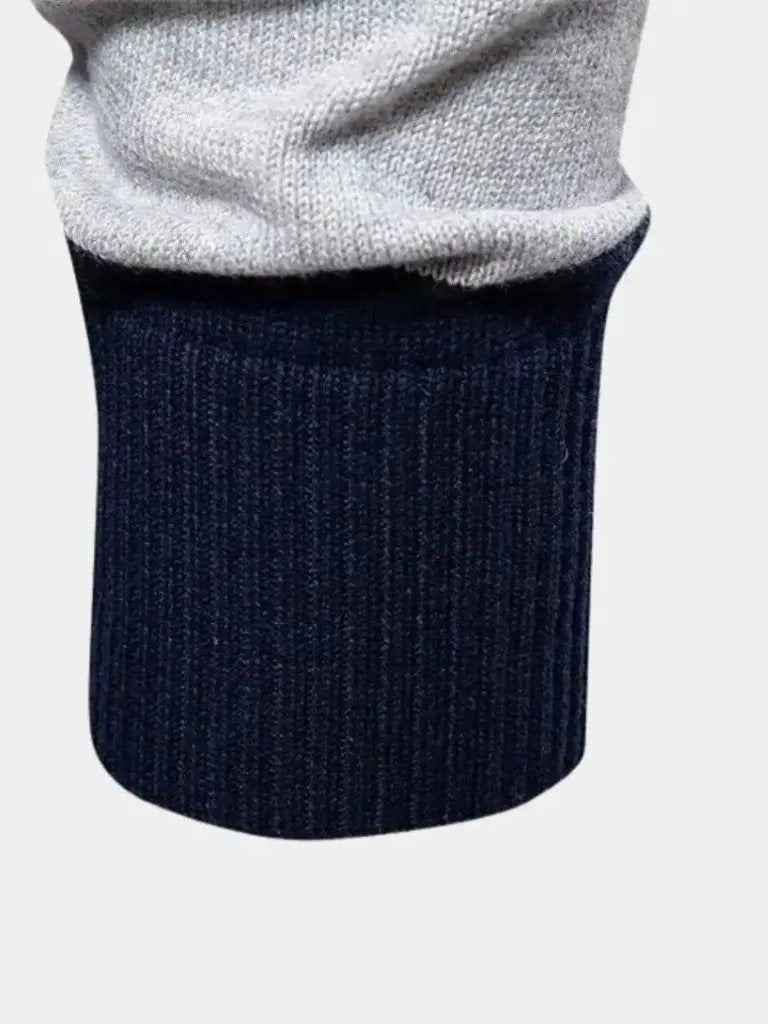 Men’s Knit Sweater – Color Half Zip Casual Everyday Knitwear SPECTER