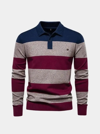 Men’s Knit Sweater – Color Half Zip Casual Everyday Knitwear SPECTER