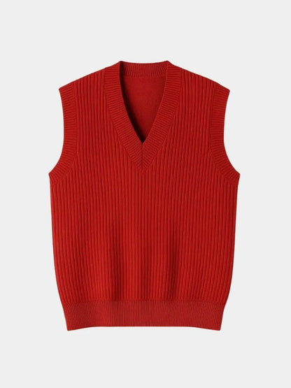 Men’s Knit Sweater – Vest Waistcoat Casual Everyday Knitwear SPECTER