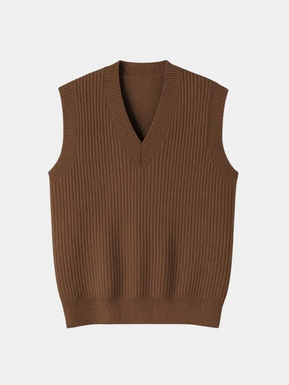 Men’s Knit Sweater – Vest Waistcoat Casual Everyday Knitwear SPECTER