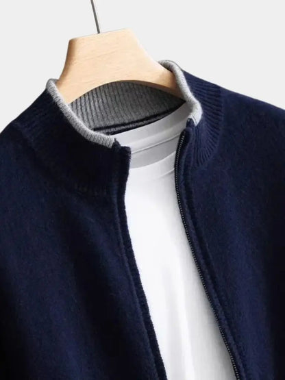 Men’s Cashmere Sweater – London Fog Soft Luxury Knit SPECTER