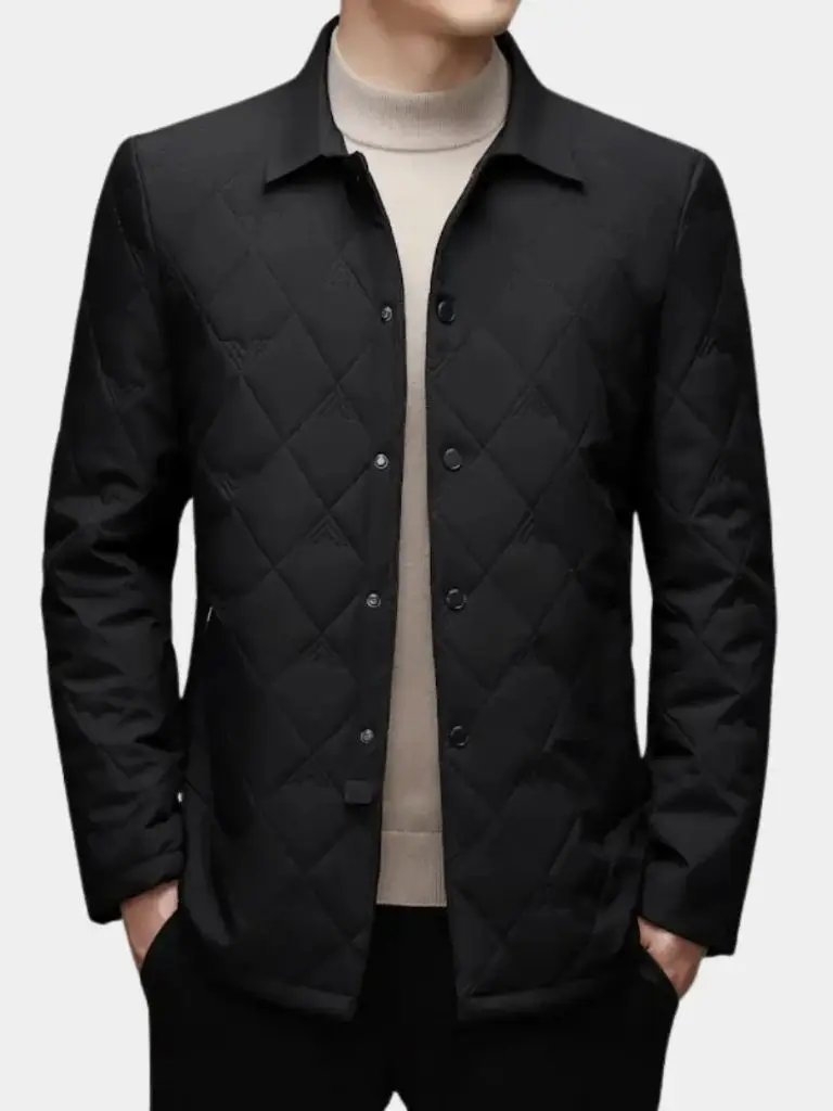 Men’s Jacket – Luxe Sophisticated Layered Modern Everyday Design SPECTER