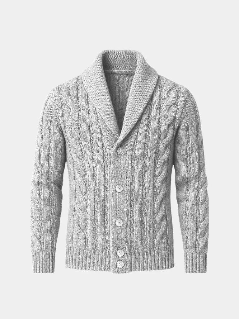 Men’s Knit Cardigan Sweater – Knitted Casual Everyday Knitwear SPECTER