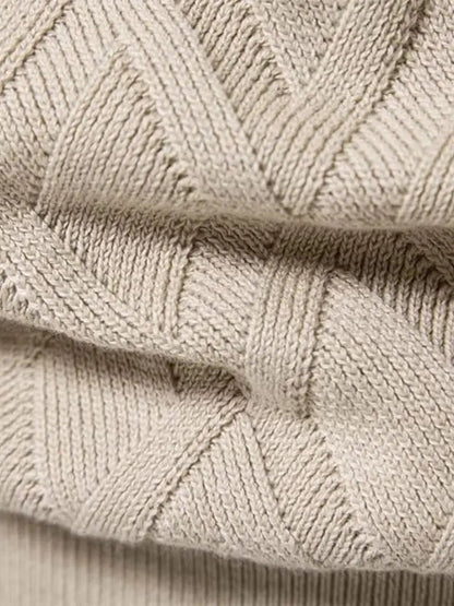 Men’s Knit Sweater – Minimalist Pullover Casual Everyday Knitwear SPECTER