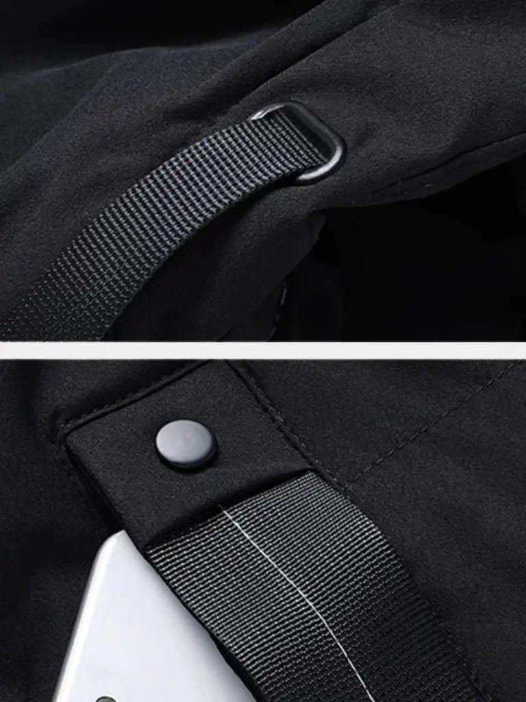 Men’s Puffer Jacket – Minimalist Long Quilted Winter Warmth SPECTER