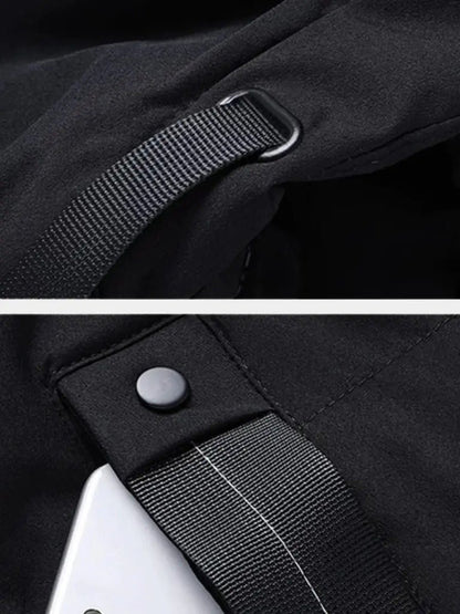 Men’s Puffer Jacket – Minimalist Long Quilted Winter Warmth SPECTER