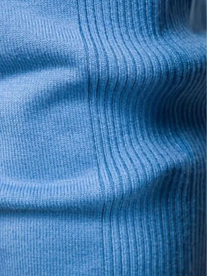 Men’s Knit Sweater – Minimalist Pullover Crosss Casual Everyday Knitwear SPECTER