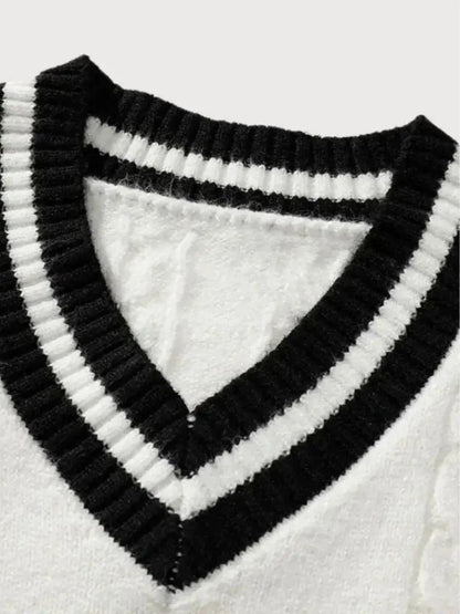 Men’s Knit Sweater – Minimalist Neck Casual Everyday Knitwear SPECTER