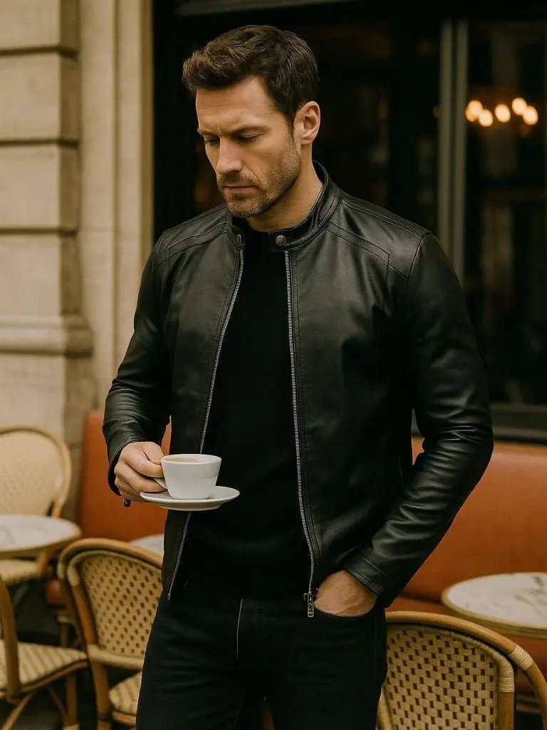 Men’s Jacket – Montreux Hide Modern Everyday Design SPECTER