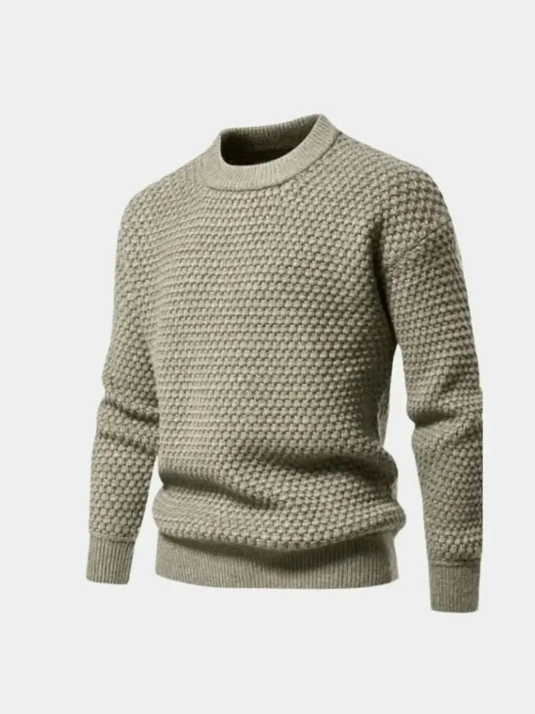 Men’s Knit Sweater – Old Money Textured Casual Everyday Knitwear SPECTER