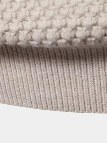 Men’s Knit Sweater – Old Money Textured Casual Everyday Knitwear SPECTER