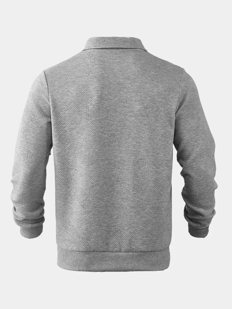 Men’s Knit Sweater – Sandmoor Luxe Casual Everyday Knitwear SPECTER